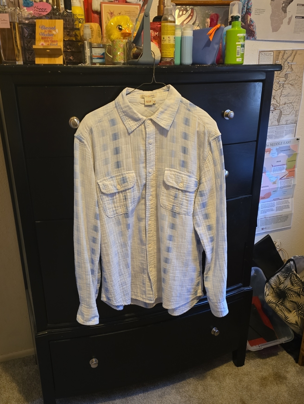 Carbon2Cobalt Cotton Shirt